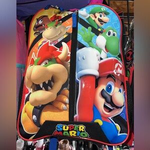 Super Mario Adventure Backpack - Red, Blue, Green